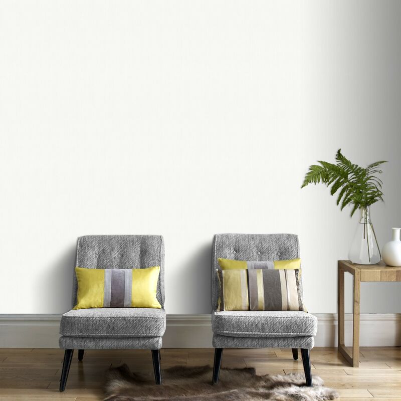 Papier peint intissé Douceur Lin 1005 x 52cm Blanc