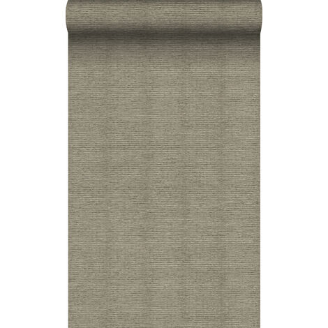 papier peint lin marron clair - Origin Wallcoverings