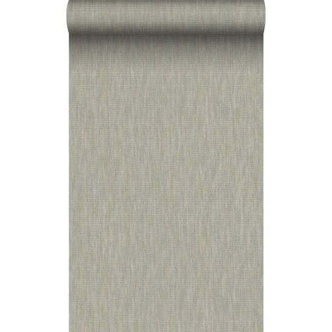 papier peint lin marron - Origin Wallcoverings