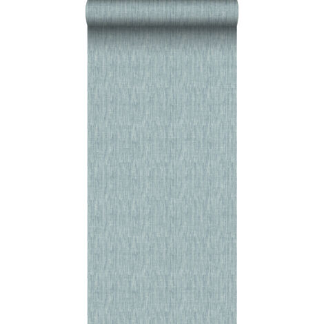 papier peint lin turquoise  - Sanders & Sanders