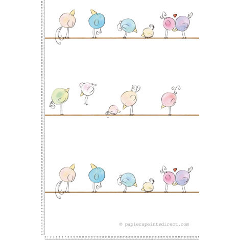 Papier peint Little Love - SP15680 - Multicouleurs