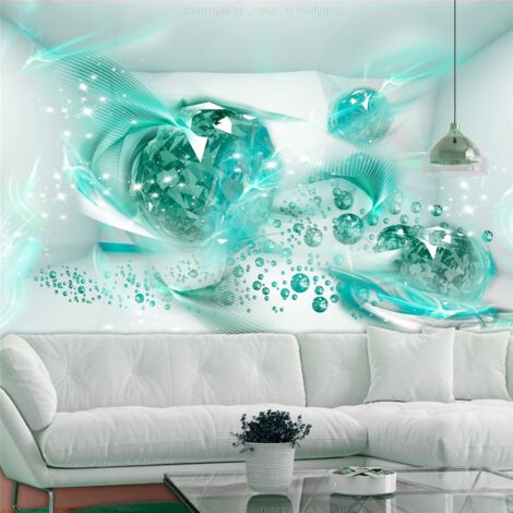 Papier peint Lovely Autumn (Green) - 200 x 140 cm