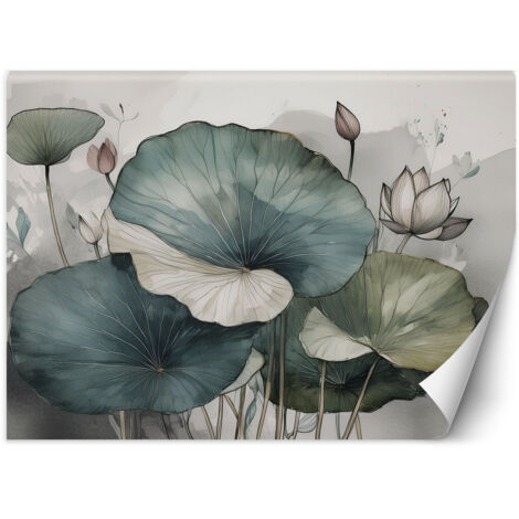 Papier peint Lys Plantes Fleurs 100x70