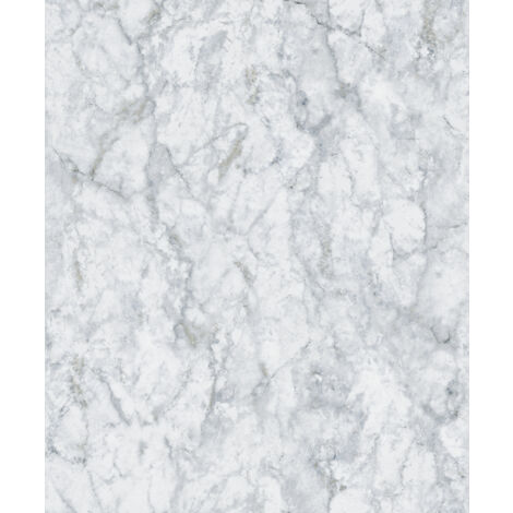 papier peint marbre bleu grisâtre  - Sanders & Sanders