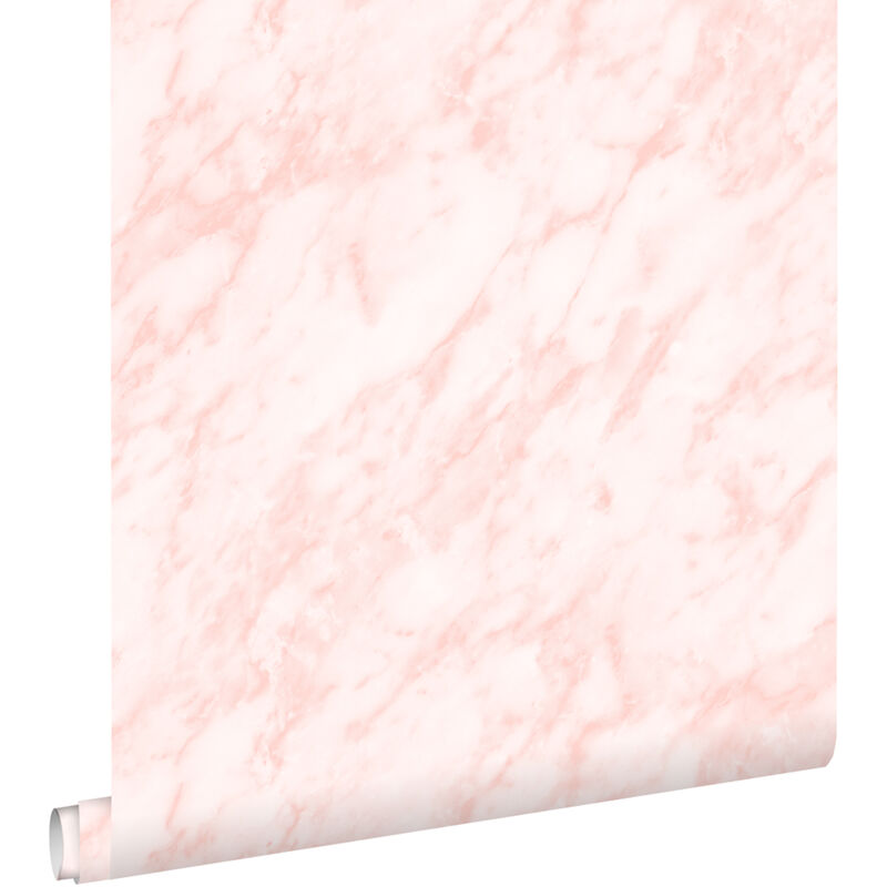 Papier peint marbre rose clair Estahome