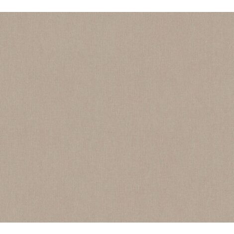 Papier peint marron uni intissé Tapisserie marron effet textile pour couloir Papiers peints marron lavable idéal pour salon