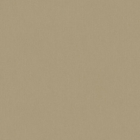 Papier peint marron uni intissé Tapisserie tendance effet textile pour couloir Papiers peints marron lavable idéal cuisine