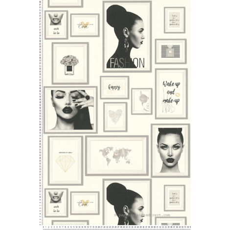 Papier peint Metropolitan Stories - SP14654 - Les gris|Noir et Blanc