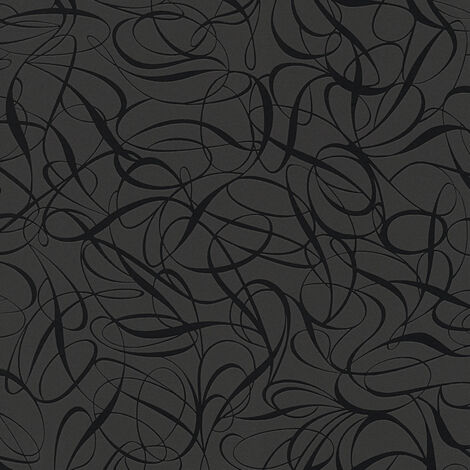 Papier peint moderne Papier peint tendance Tapisserie moderne Papier peint chambre Papier peint intissé Métallique Anthracite 132062 - 10,05 x 0,53 m