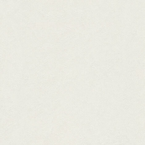 Papier peint moderne uni blanc pour cuisine Tapisserie beige crème uni tendance Papier peint déco scandinave idéal bureau