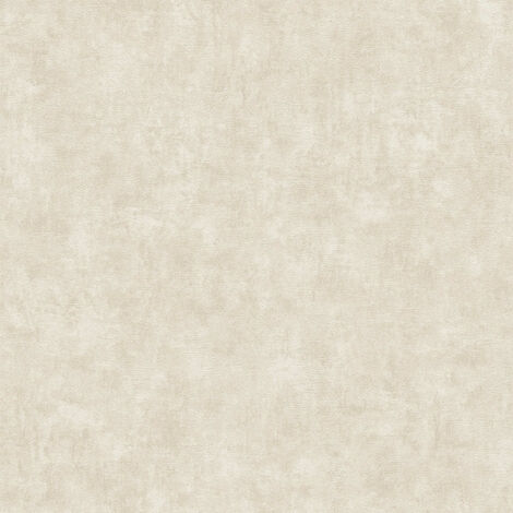 Papier peint monochrome beige Tapisserie unie aspect mur en béton Papier peint plâtre effet métallique idéal pour chambre