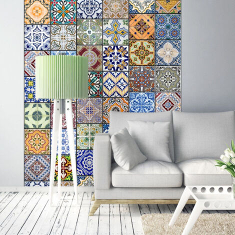 Papier Peint "Mosaïque Colorée" 50x1000cm