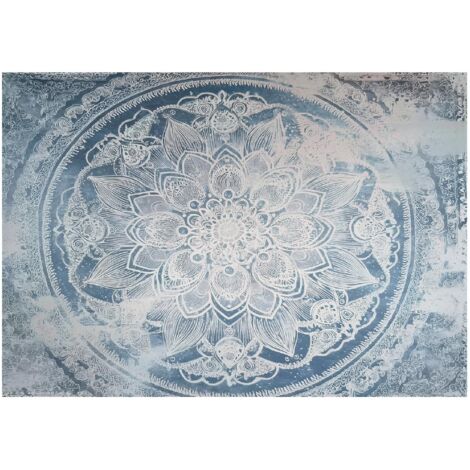 Papier peint mural mandala abstrait intissé grand format design intérieur salon chambre pas cher 250x175 cm
