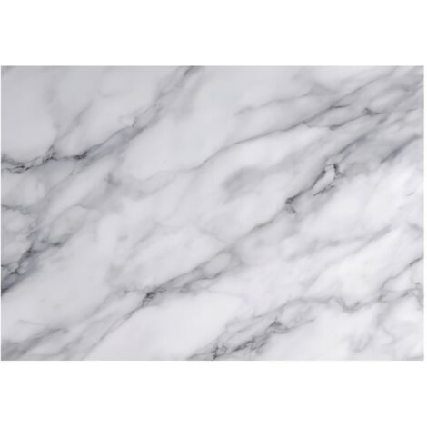 Papier peint mural marbre blanc gris intissé grand format design intérieur salon chambre pas cher 150x105 cm