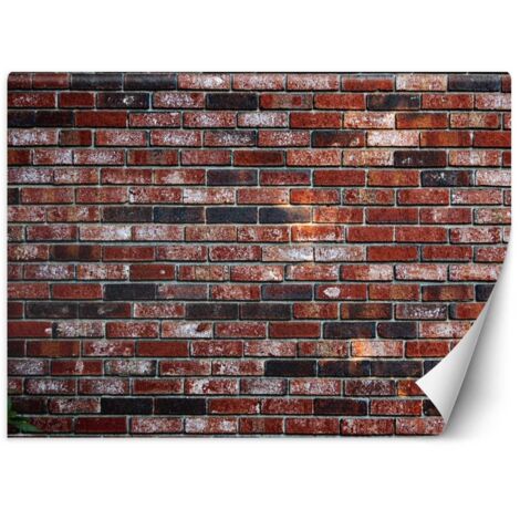 Papier peint mural, Mur de briques rouges - 100x70
