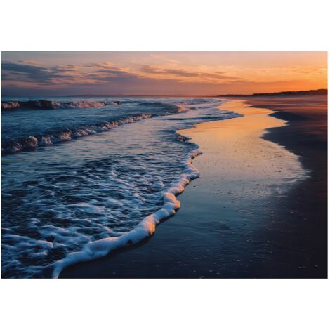 Papier peint mural plage mer nature intissé grand format design intérieur salon chambre pas cher 150x105 cm