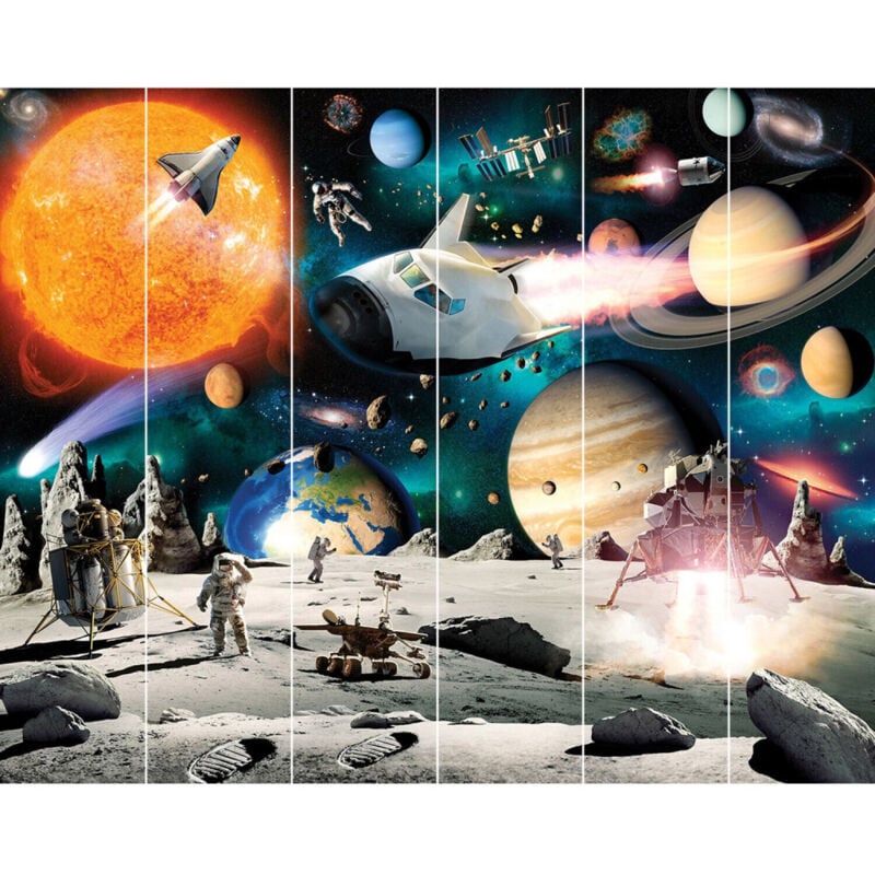 Papier peint mural Walltastic aventure spatiale 305X244 CM