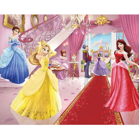 Papier peint mural Walltastic princesse féerique 305X244 CM - Multicolor