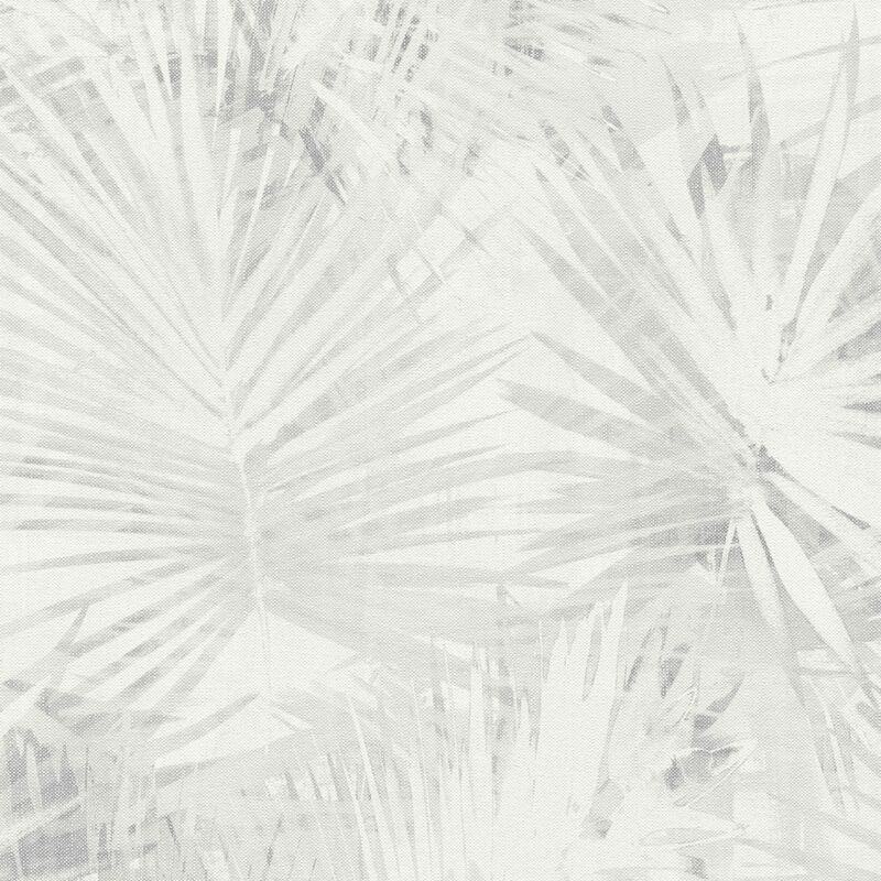 Profhome - Papier peint nature 363851 papier peint intissé texturé avec des ornements floraux mat gris beige 5,33 m2