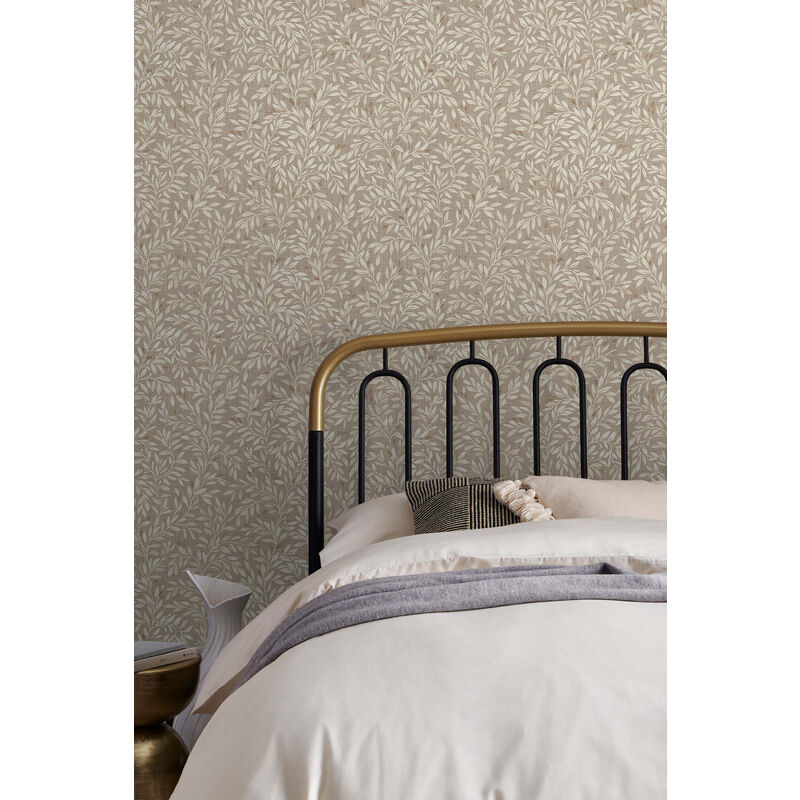 Next - Papier peint Ditsy Leaf Neutral 1005 x 52cm Beige