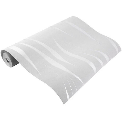 Papier peint Non-tissé 10 x 0.53 m argent