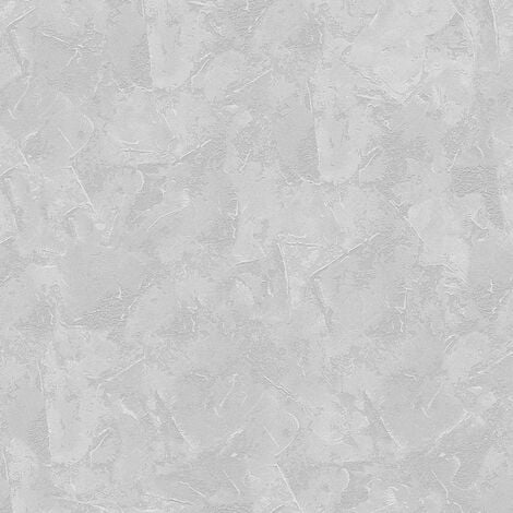 Papier peint non tissé gris effet béton Papier peint à texture béton en aspect stuc Papier peint non tissé gris clair