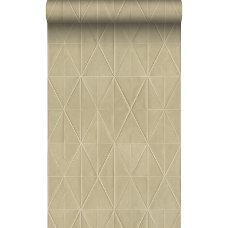 papier peint origami beige  - Origin Wallcoverings