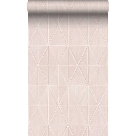papier peint origami rose clair  - Origin Wallcoverings