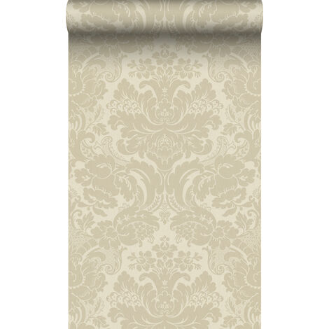 papier peint ornement beige chaud  - Origin Wallcoverings