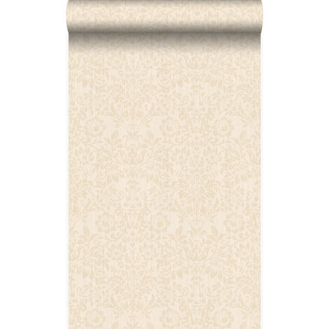 papier peint ornement blanc d'ivoire  - Origin Wallcoverings