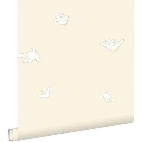 papier peint ours beige  - ESTAhome
