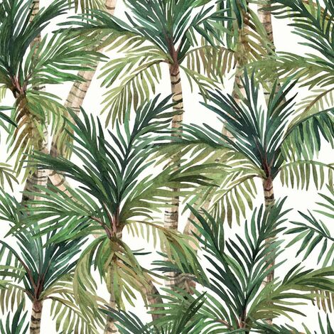 Papier Peint Palm Trees Revêtement Mural Salon Multicolore DUTCH WALLCOVERINGS