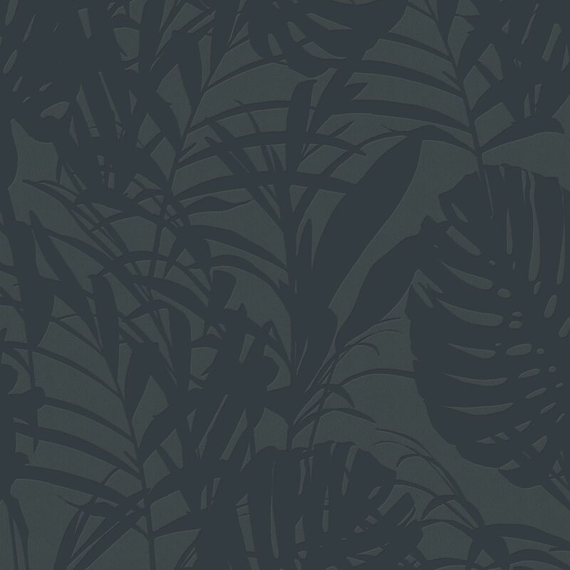 Superfresco Easy Papier Peint intiss/é Palme Feuilles Vert fonc/é 10m x 52cm