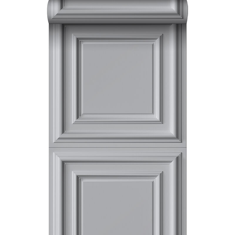 Origin - papier peint lambris gris Wallcoverings