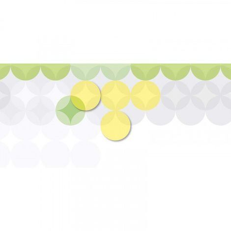 Papier peint panoramique blanc motif cercle Tapisserie panoramique originale pour bureau Papiers peints panoramique motif géométrique pour salon