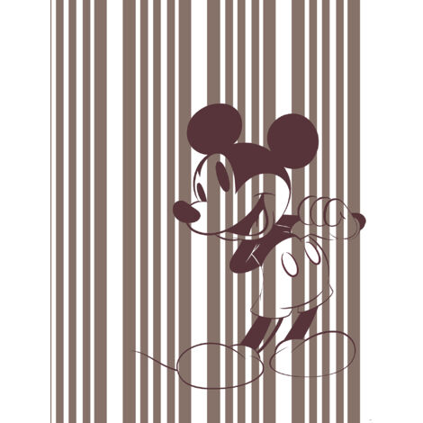Papier peint panoramique classique Mickey Ton sur Ton