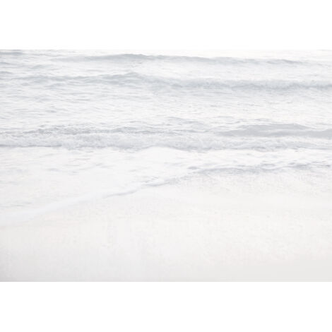 Papier peint panoramique classique,minimaliste Plage Argentée