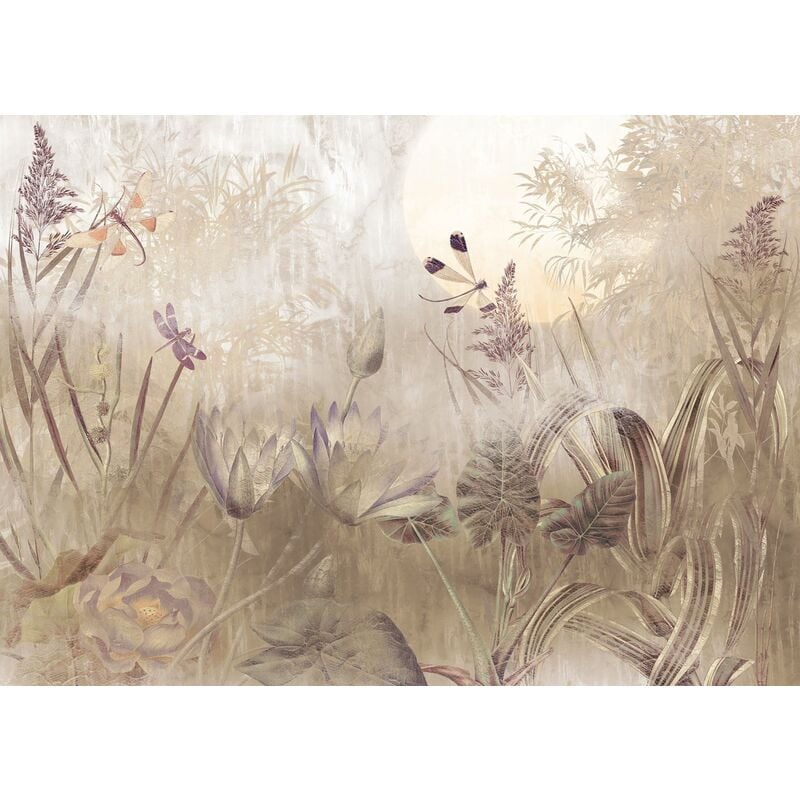 Komar - papier peint panoramique les plantes beige