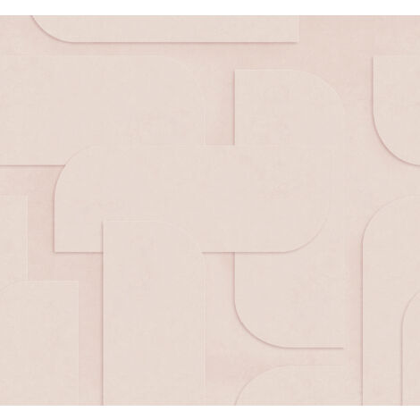 papier peint panoramique effet 3D blush  - ESTAhome