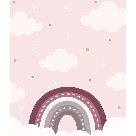 Papier peint panoramique Enfants - Arc-en-Ciel - 130 cm x 173 cm