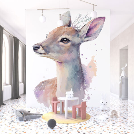 Papier peint panoramique Enfants - Biche - 498 cm x 320 cm