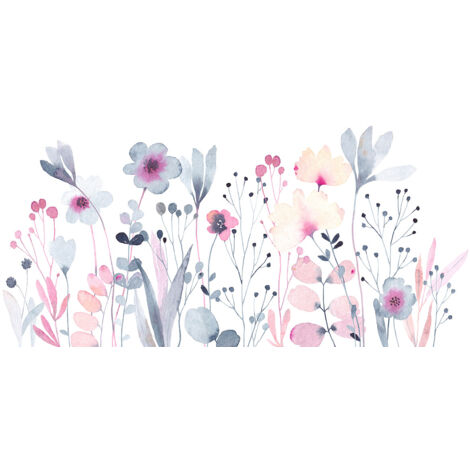 Papier peint panoramique Enfants - Fleurs - 325 cm x 219 cm