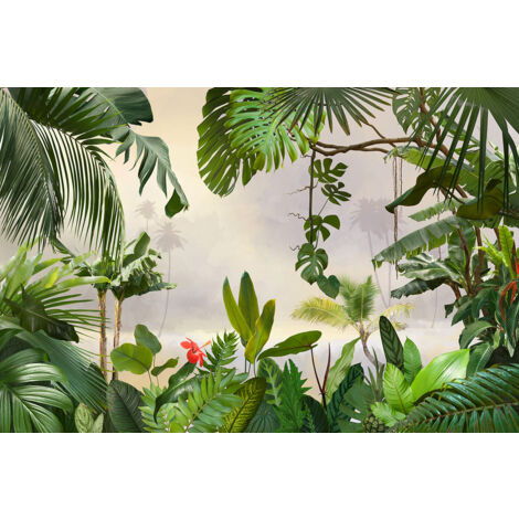 Papier peint panoramique Enfants - Jungle - 325 cm x 217 cm