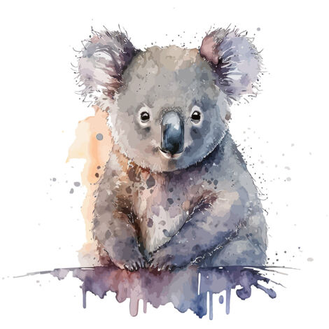 Papier peint panoramique Enfants - Koala - 325 cm x 209 cm