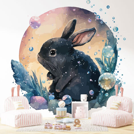 Papier peint panoramique Enfants - Lapin - 130 cm x 84 cm