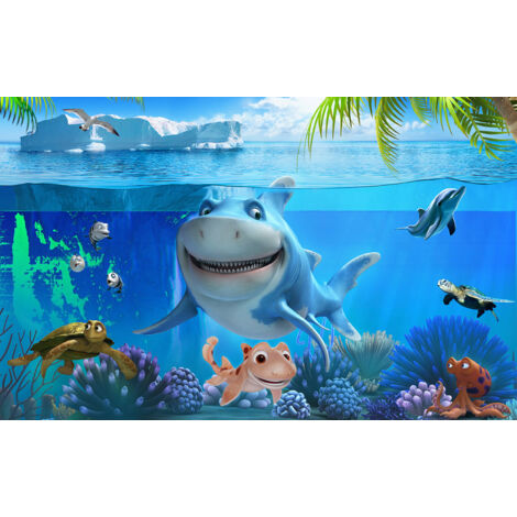 Papier peint panoramique Enfants - Océan - 130 cm x 81 cm