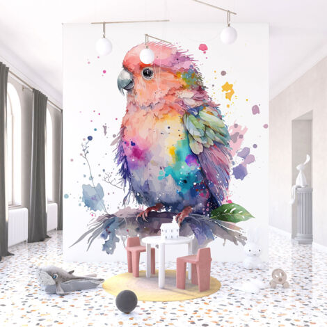 Papier peint panoramique Enfants - Oiseau - 390 cm x 251 cm