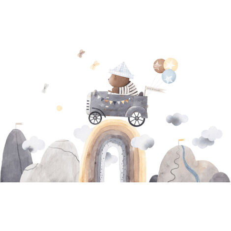 Papier peint panoramique Enfants - Ourson - 130 cm x 78 cm