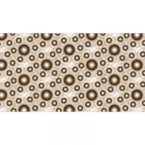 Papier peint panoramique géométrique beige Tapisserie panoramique originale beige & marron Papier peint panoramique motif rond chambre & salon