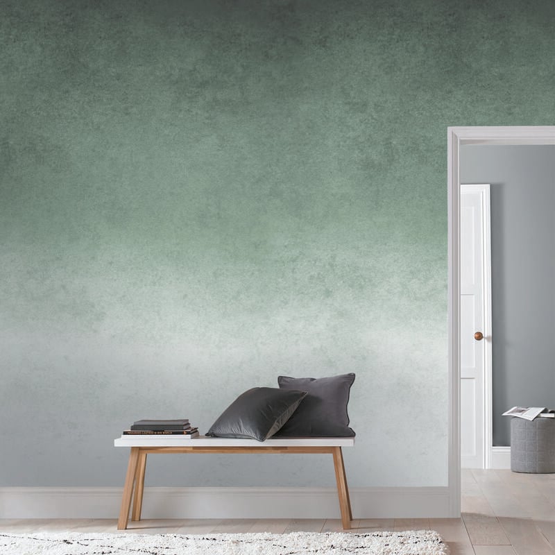 Papier peint panoramique Dégradé 280 x 200cm Vert